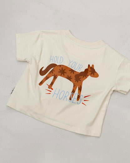 'Hold Your Horses' Boxy Tee