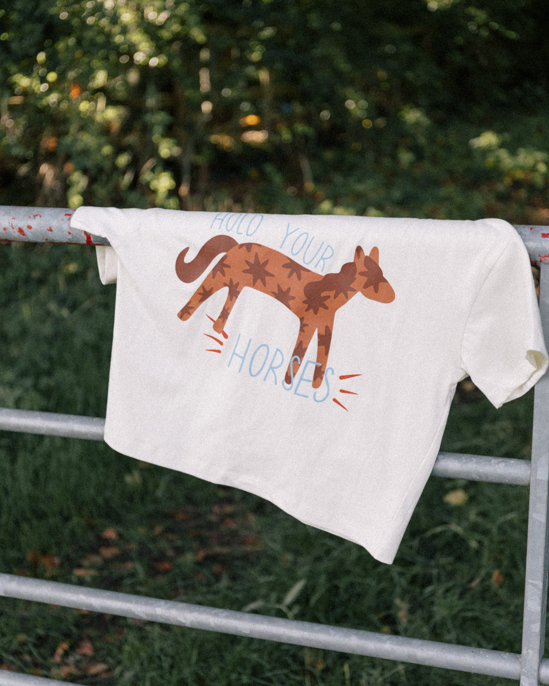 'Hold Your Horses' Boxy Tee