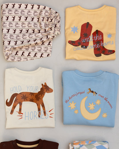 'Hold Your Horses' Boxy Tee