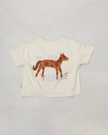 'Hold Your Horses' Boxy Tee
