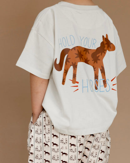 'Hold Your Horses' Boxy Tee