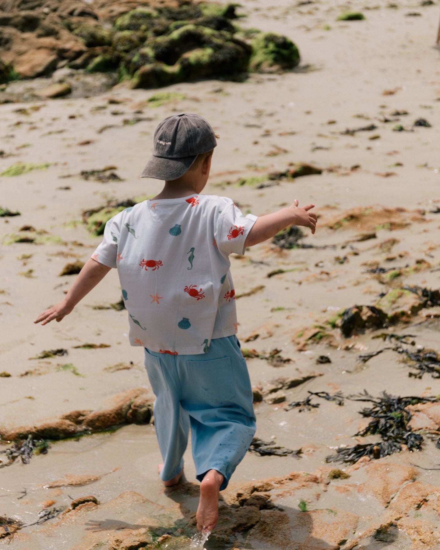 Marine Boxy Tee