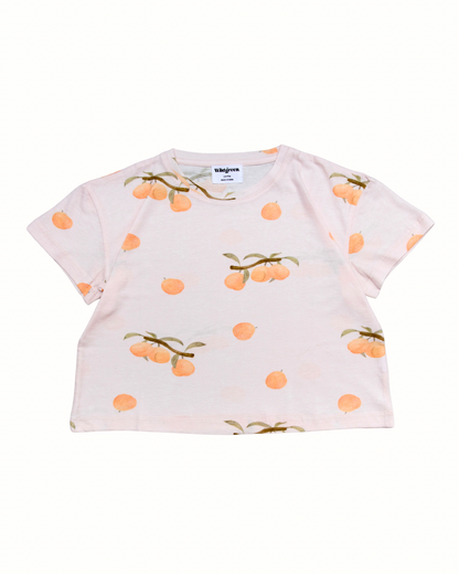 Apricot Boxy Tee